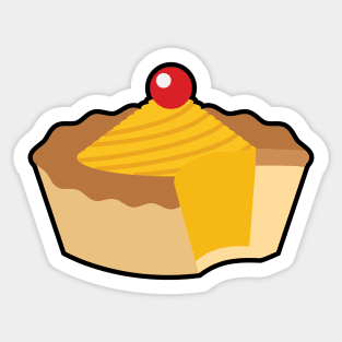 Lemon Tart Baking Bite Sticker